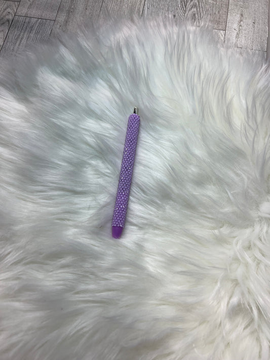 Live Sale pens • Rhinestone •  lilac purple