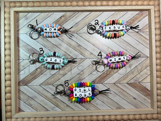 Word Wrap Keychains | Ready To Ship