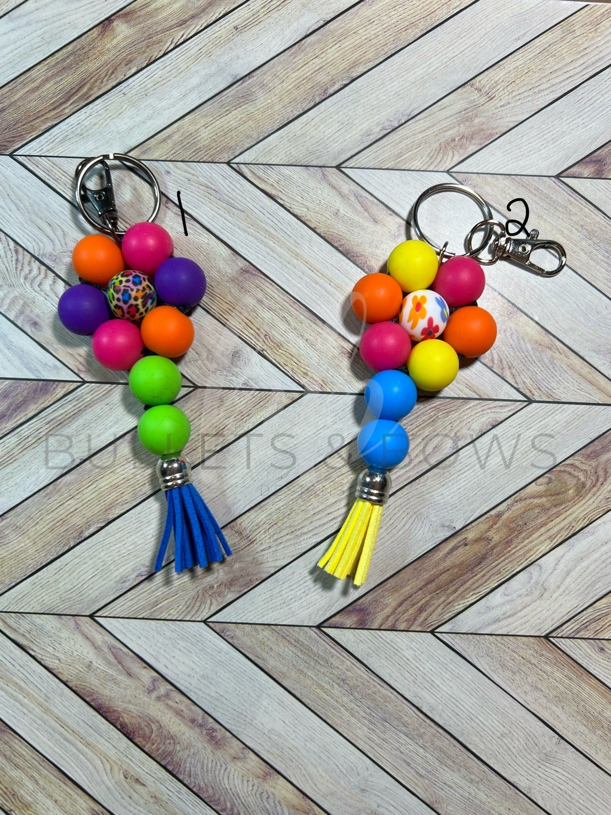 Long Stem Flower Keychains | Ready To Ship