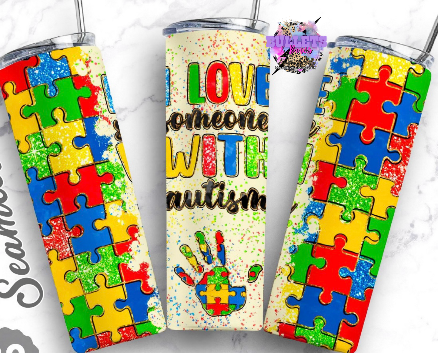 Autism Tumblers ❤️🧡💛💚💙💜