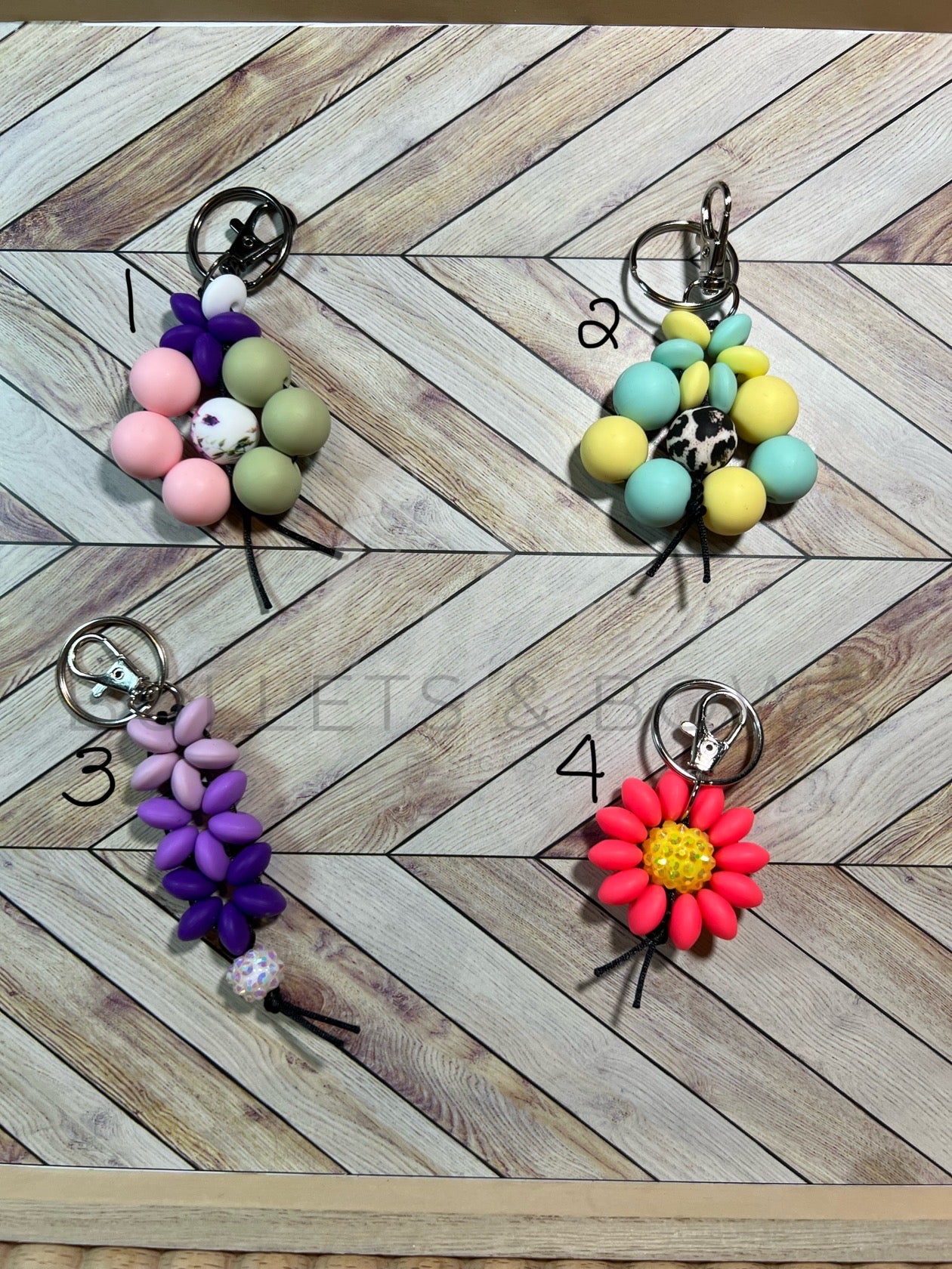 Random Flower Keychains | Ready To Ship