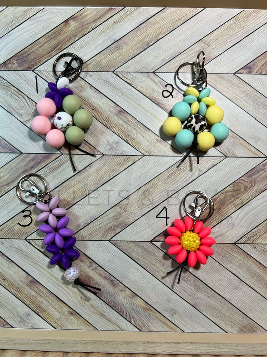 Random Flower Keychains | Ready To Ship