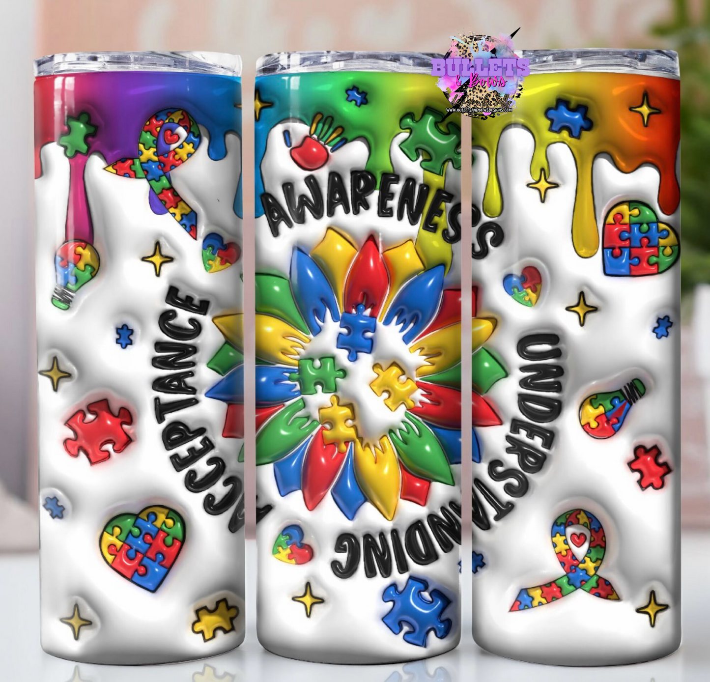 Autism Tumblers ❤️🧡💛💚💙💜