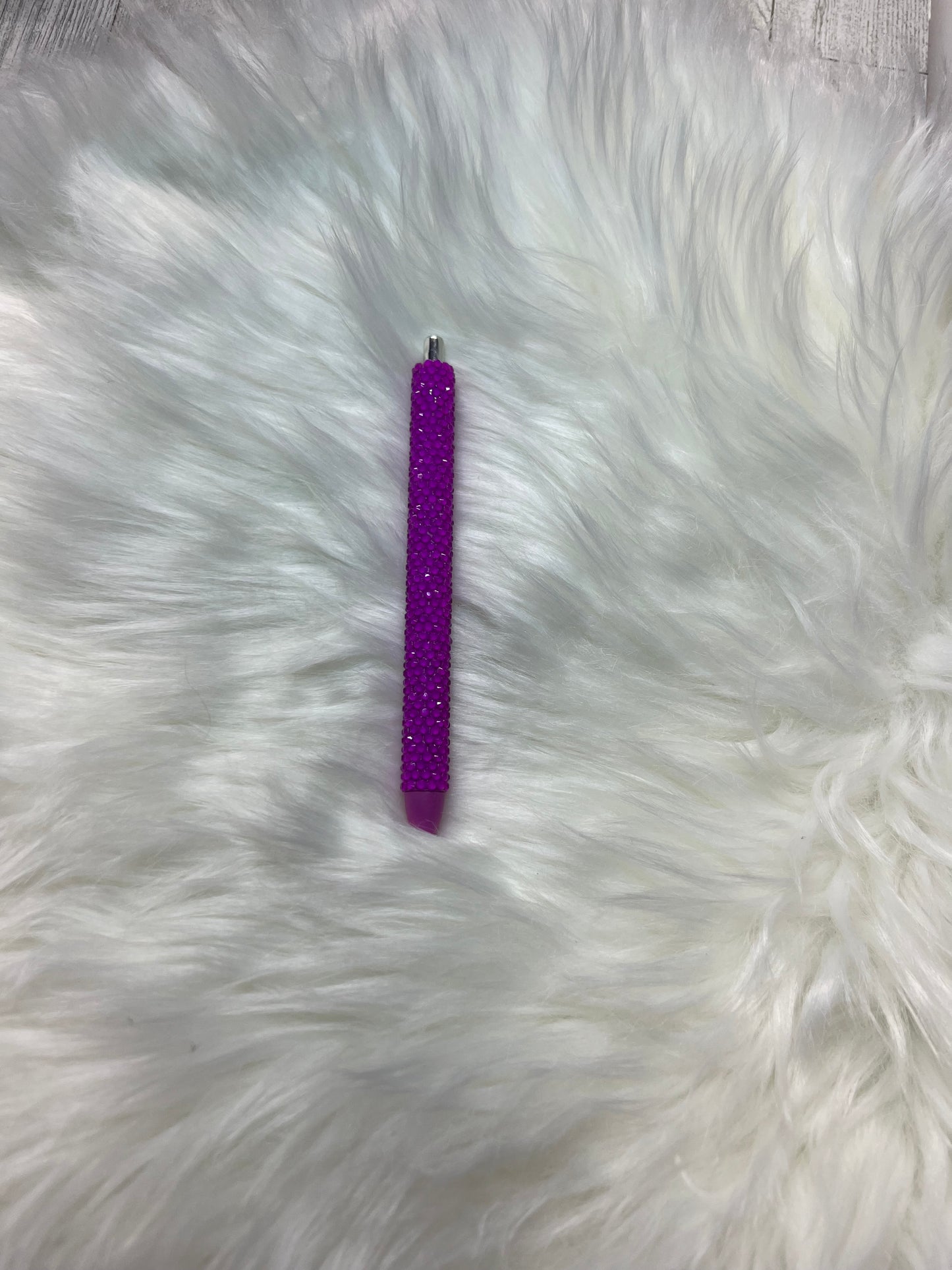 Live Sale pens • Rhinestone •  neon purple