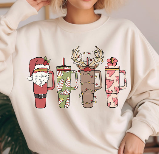 Christmas Obsessive Cup Disorder crewneck sweatshirt