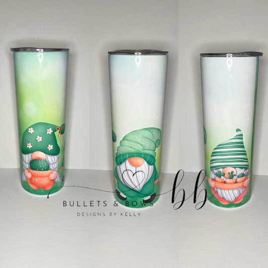 Green Gnomes tumbler