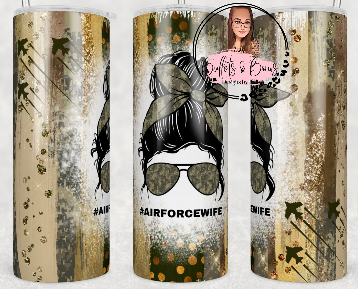 Air Force Wife tumbler