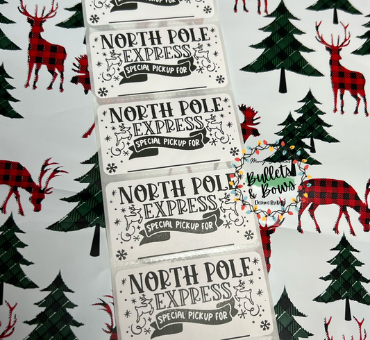 North Pole Pickup stickers