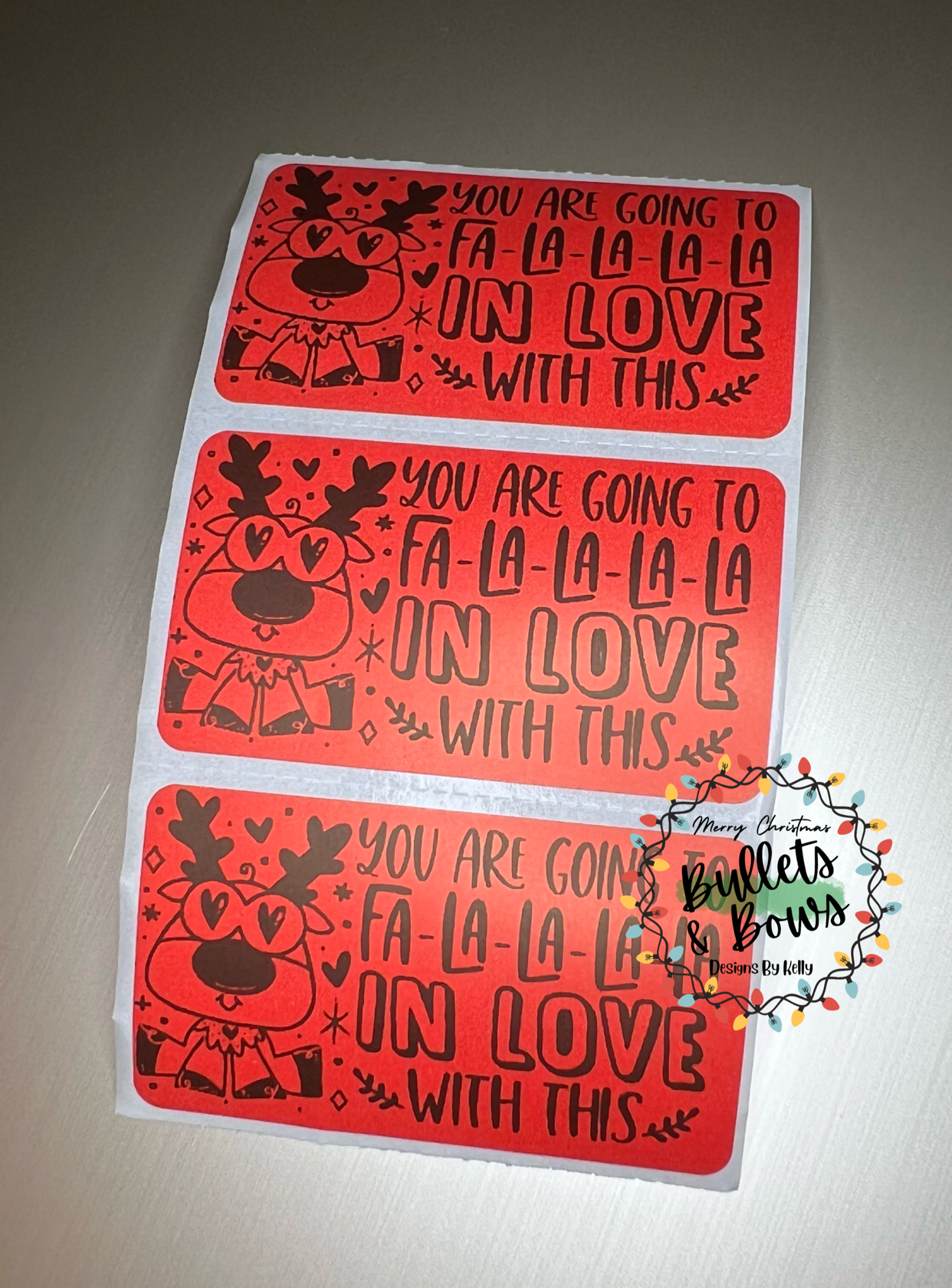 You’re Going To Fa-La-La-La stickers