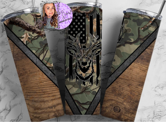 Deer/Camo tumbler